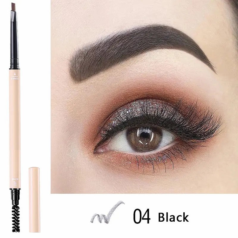 Crayon à sourcils rétractable double face