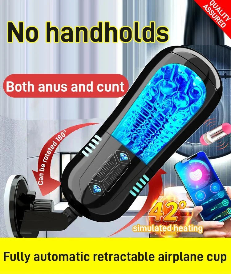 【Discreet Delivery】 Fully automatic, hands-free retractable relaxation cup