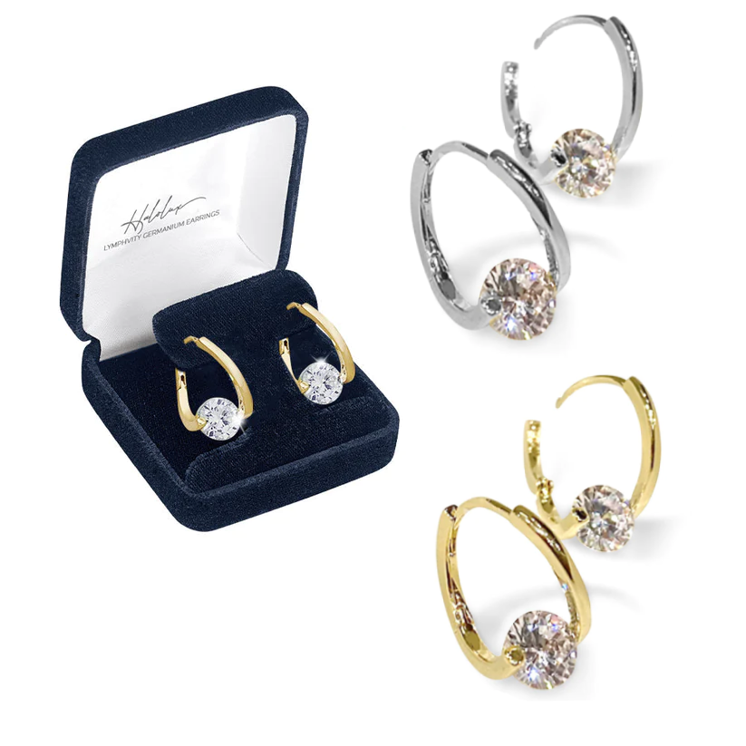 (🔥LAST DAY SALE-80% OFF) Lumivida™ Lymphvity MagneTherapy Germanium Earrings❤️‍🔥