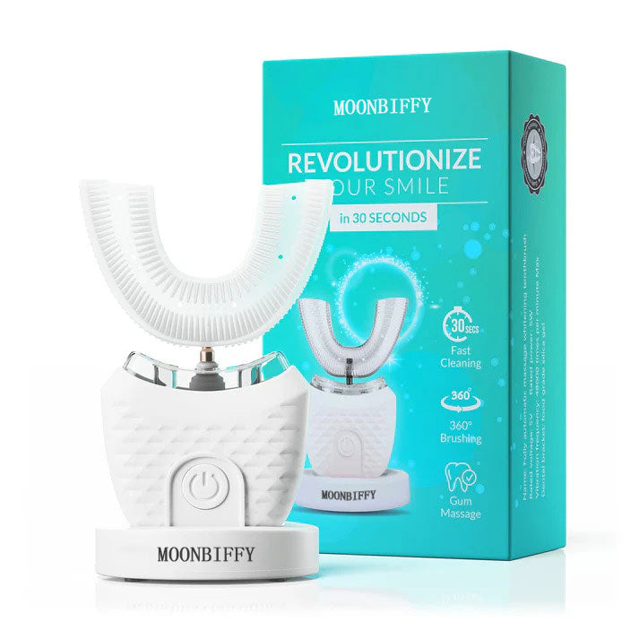MOONBIFFY Smart Toothbrush Fast Cleaning! 30s Smile Magic