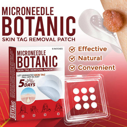 🌈MicroNeedle Botanic Skin Tag Removal Patch 🇺🇸 Made in the USA