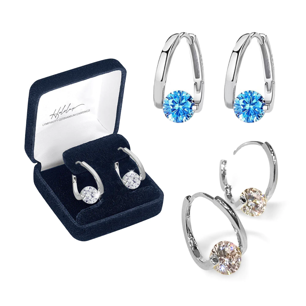 (🔥LAST DAY SALE-80% OFF) Lumivida™ Lymphvity MagneTherapy Germanium Earrings❤️‍🔥