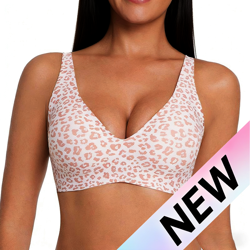 Women’s Wireless Deep V Seamless Push-Up Bralette — Ultra-Comfortable T-Shirt Bra | Final Week Christmas Sale + Free Gift with Every Order