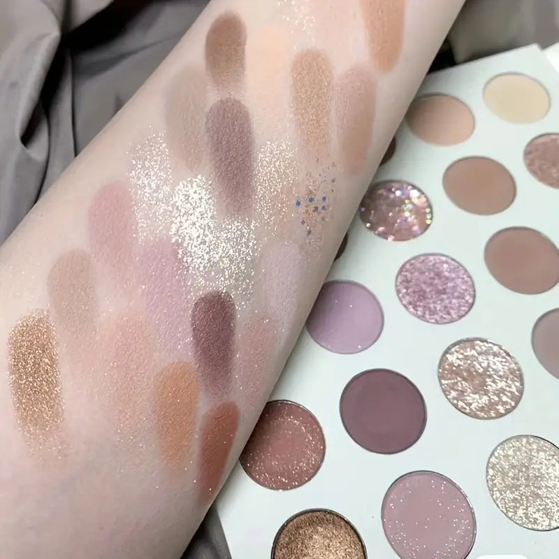 Palette de fards à paupières crémeux de 25 couleurs
