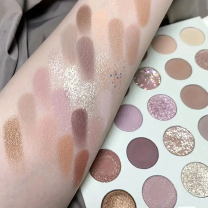 Palette de fards à paupières crémeux de 25 couleurs