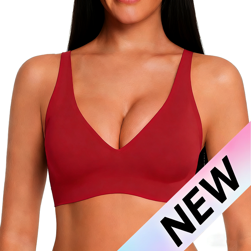 Women’s Wireless Deep V Seamless Push-Up Bralette — Ultra-Comfortable T-Shirt Bra | Final Week Christmas Sale + Free Gift with Every Order