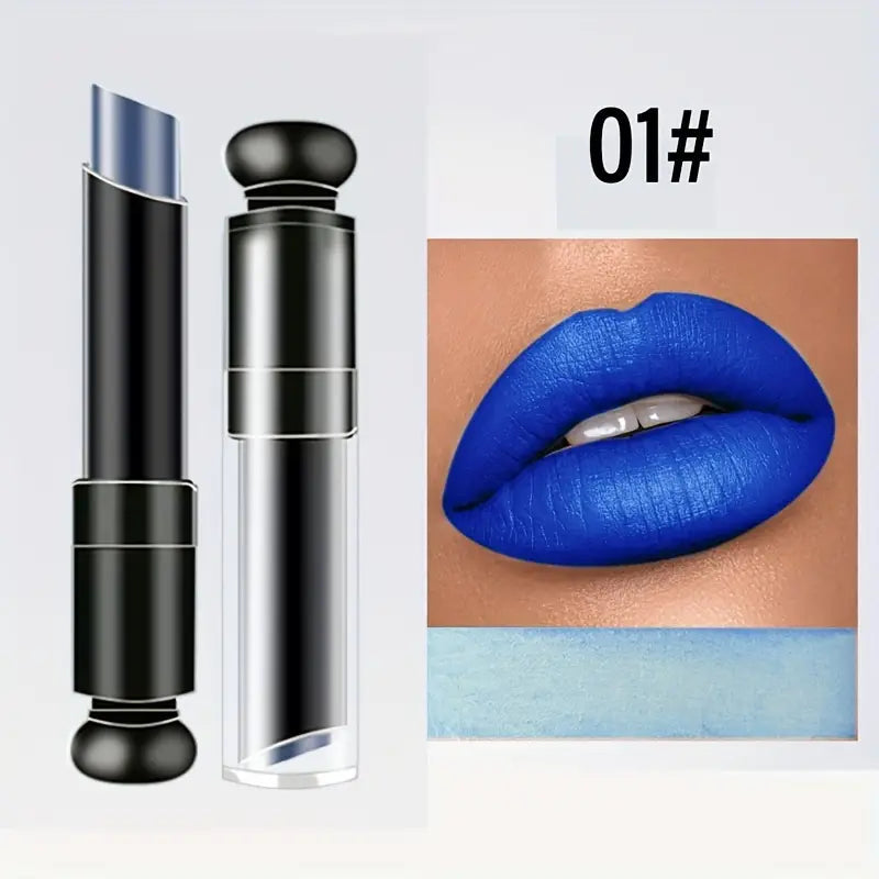 Blauer, nicht wischbarer, feuchtigkeitsspendender Lipgloss auf Wasserbasis 