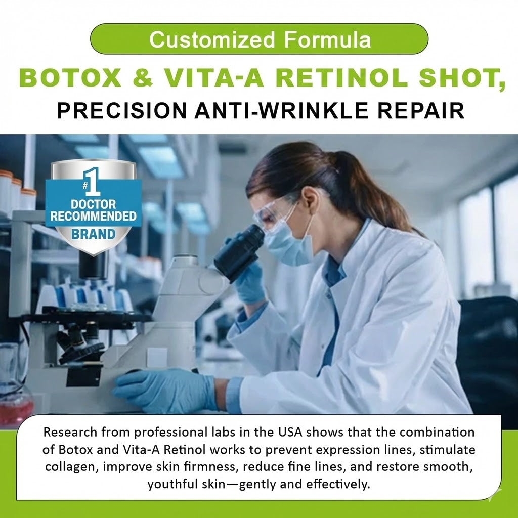 🌿👨‍⚕️Made and shipped from the USA 💫Neslemy® Botox & Vita-A Retinol Shot Wrinkle-Lift Tightening cream - Last Day Promotion 70% OFF