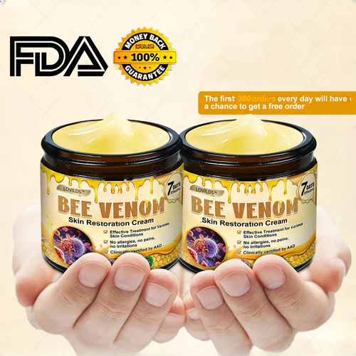 💐🌟💐Made and Shipped from USA ✨ LOVILDS™ Bee Venom Skin Restoration Cream 🔥 LAST DAY 80% OFF