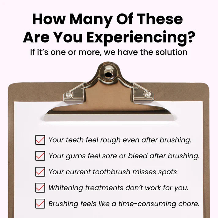 MOONBIFFY Smart Toothbrush Fast Cleaning! 30s Smile Magic