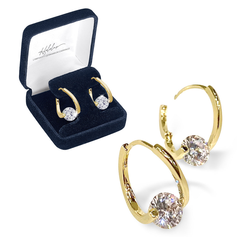 (🔥LAST DAY SALE-80% OFF) Lumivida™ Lymphvity MagneTherapy Germanium Earrings❤️‍🔥