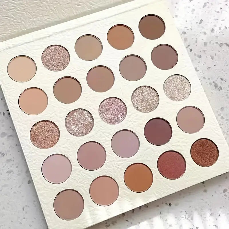 Palette de fards à paupières crémeux de 25 couleurs