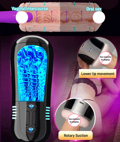 【Discreet Delivery】 Fully automatic, hands-free retractable relaxation cup