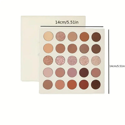 Palette de fards à paupières crémeux de 25 couleurs