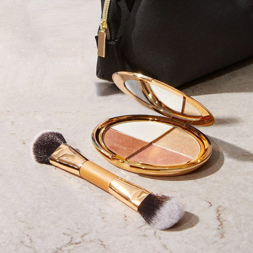🌺Last 3 hours 60% off⏰eye & cheek palette - eyeshadow and highlighter makeup (with Detachable Brush)