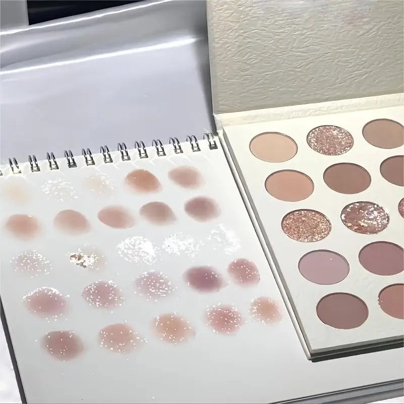 Palette de fards à paupières crémeux de 25 couleurs